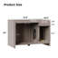 Cat Litter Box Enclosure, Hidden Litter Box Furniture With Scratch Pad