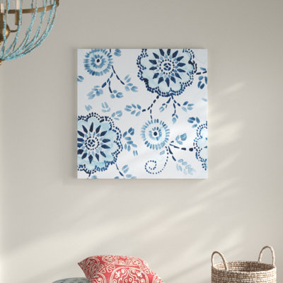 " Indigo Sampler II " Acrylic Painting