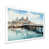 White Single Picture Framed