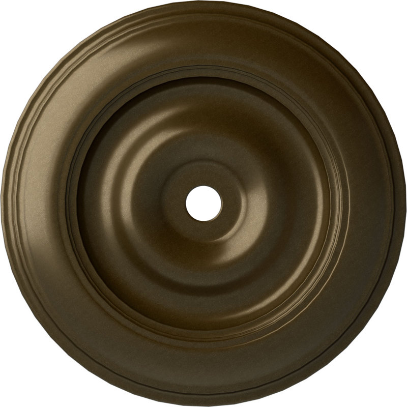 Médaillon de plafond Endurathane Classic, DO 44 1/2 po x P 4 po x P 4 po (convient aux auvents jusqu'à 8 1/4 po), Laiton