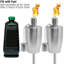 Ensemble de 2 torches en acier inoxydable de 5 pi Sorbus
