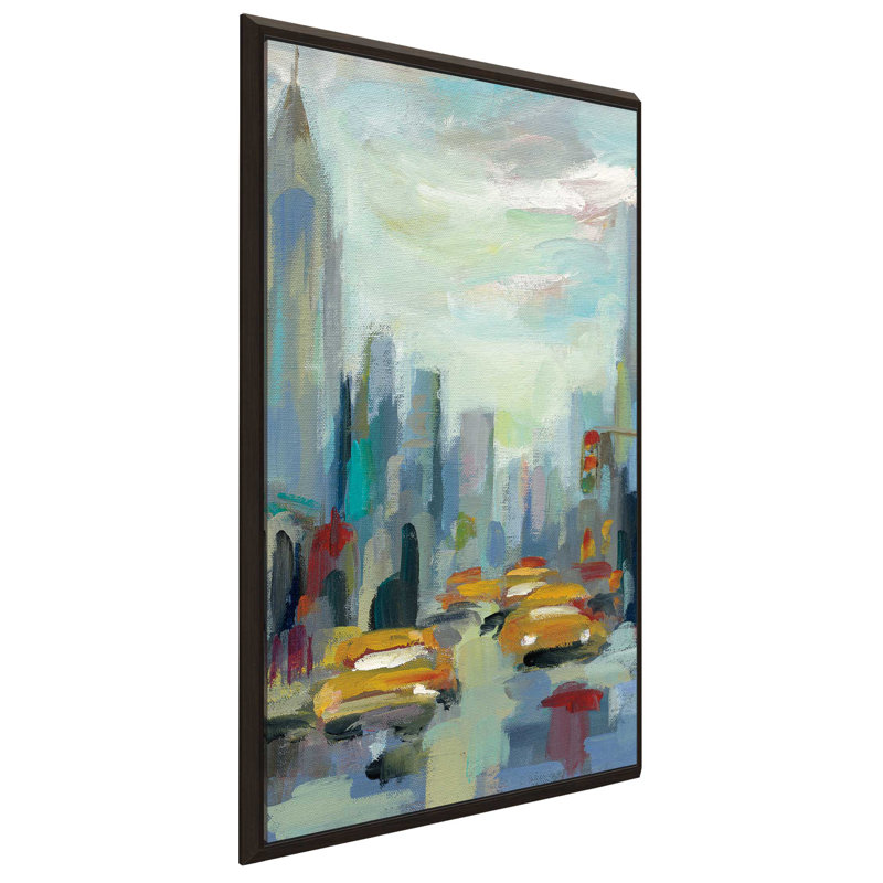 «Manhattan Sketches I V», reproduction de peinture acrylique sur toile, H 51,5 po x l 31,5 po x P 2 po