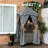 Outsunny Outdoor Towel Valet Caddy