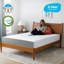 Matelas en mousse viscoélastique gélifiée avec infusion de thé vert Linenspa® 10 po, sensation de peluche moyenne, grand-1368959318-1368959319