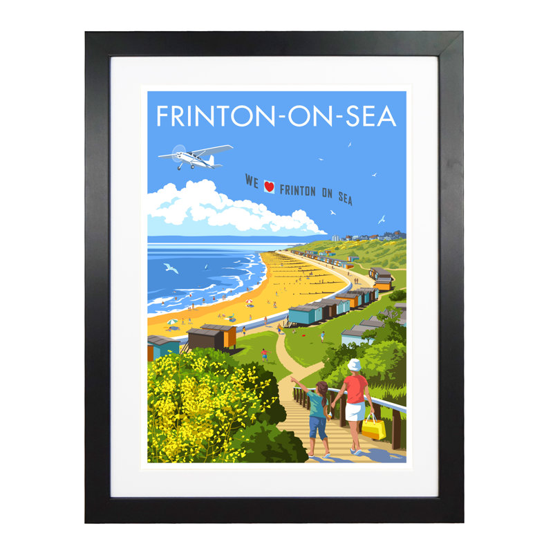 Frinton-on-Sea by Stephen Millership - Print, Black, 43.5cm H x 33.5cm W x 2.2cm D