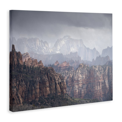 Art mural sur toile Zion National Park par Hunter Page