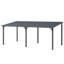 Pavillon de jardin à toit rigide avec toit incliné en acier galvanisé-124065815