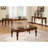 Console Table With Turned Fluted Legs