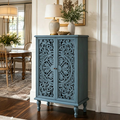 Armoire décorative autoportante de 47 po de hauteur pour la salle à manger
