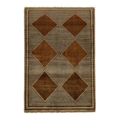 One-of-a-Kind Rectangle 4’10” X 7’3” Hand Knotted Area Rug