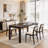Rectangular Dining Table with Adjustable Feet-962649171