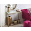 Larmon 80 cm W Glass Top Console Table