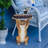 Tabby Cat at Your Service Figurine End Table