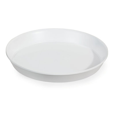GET EBT-1300-W Plastic Burger Serving Tray, 13", White (Set of 12)