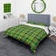 Ensemble de housse de couette en microfibre noir / vert 3 pièces-160429730