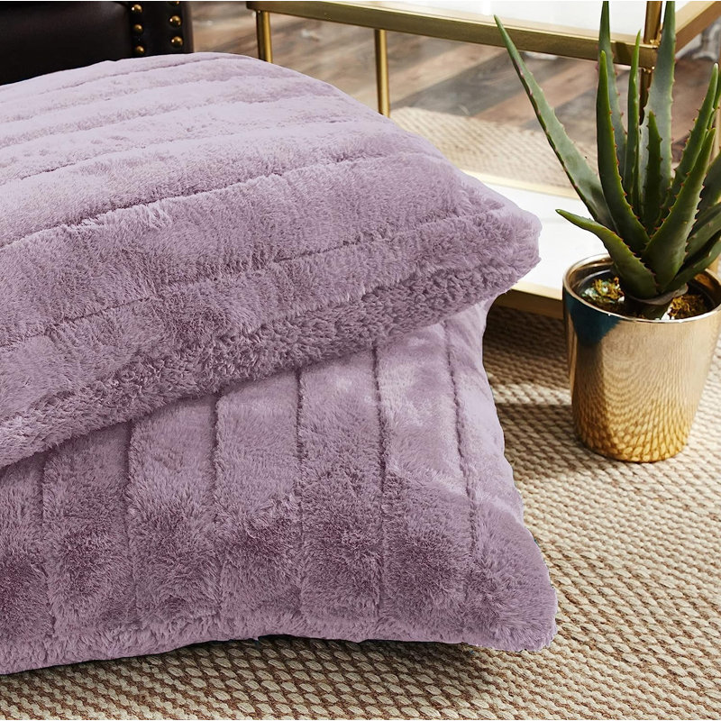 Housse de coussin Supermink, Lilas bruni
