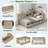 Wood Daybed With Storage Shelves, Sliding Doors And 3 Drawers-563398767