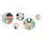 Wall Decor Set - 5 Mid-century Retro Dimensions II