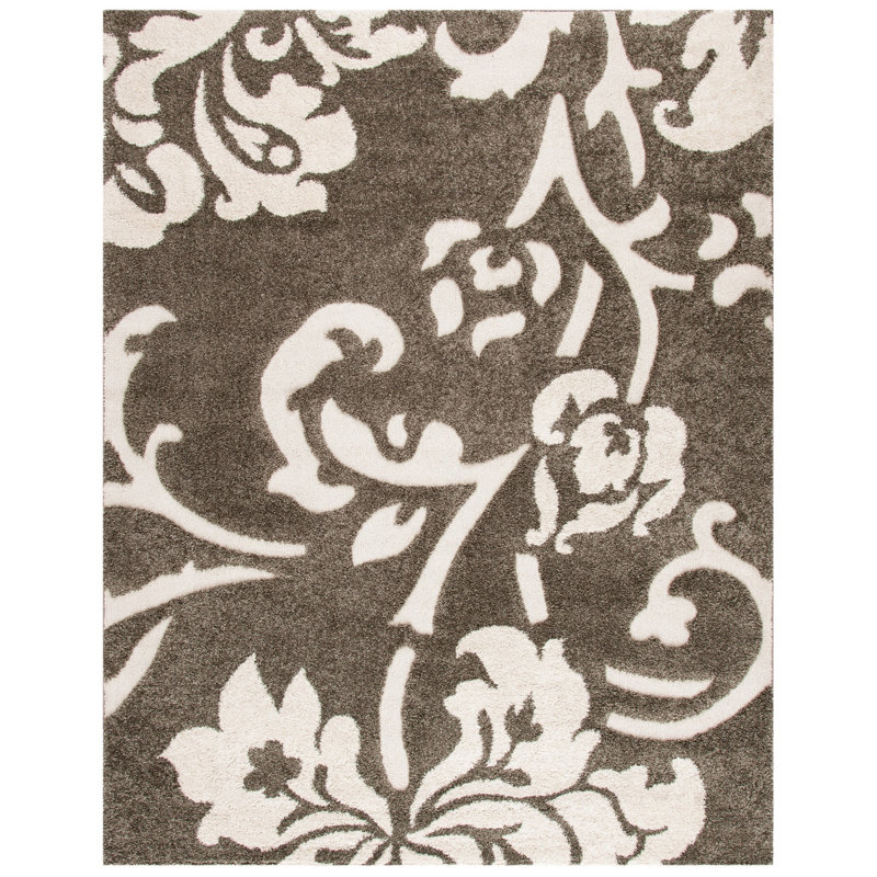 Chaffin Shag Performance Floral Rug, Rectangle 4' x 6'