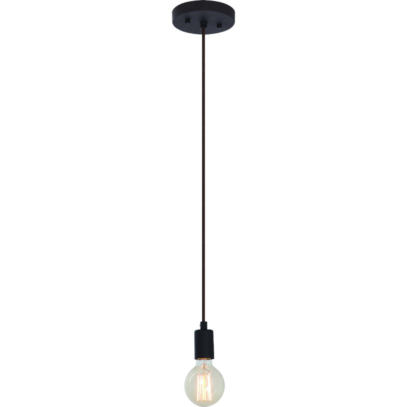  Prelude 1-Light Indoor Antique Bronze Hanging Mini Pendant