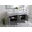 Moore 60'' Double Bathroom Vanity with Engineered Marble Top-1809311155