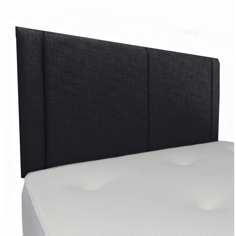 Canica Upholstered Headboard, Charcoal, Double (4'6)