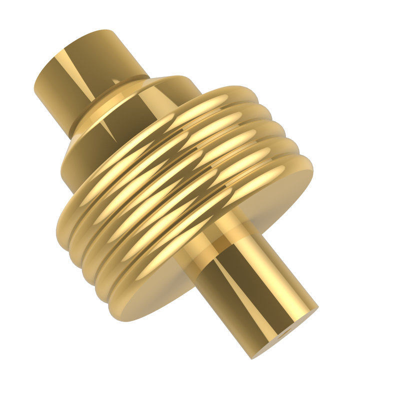 Poignée fantaisie 1 3/4", Laiton poli