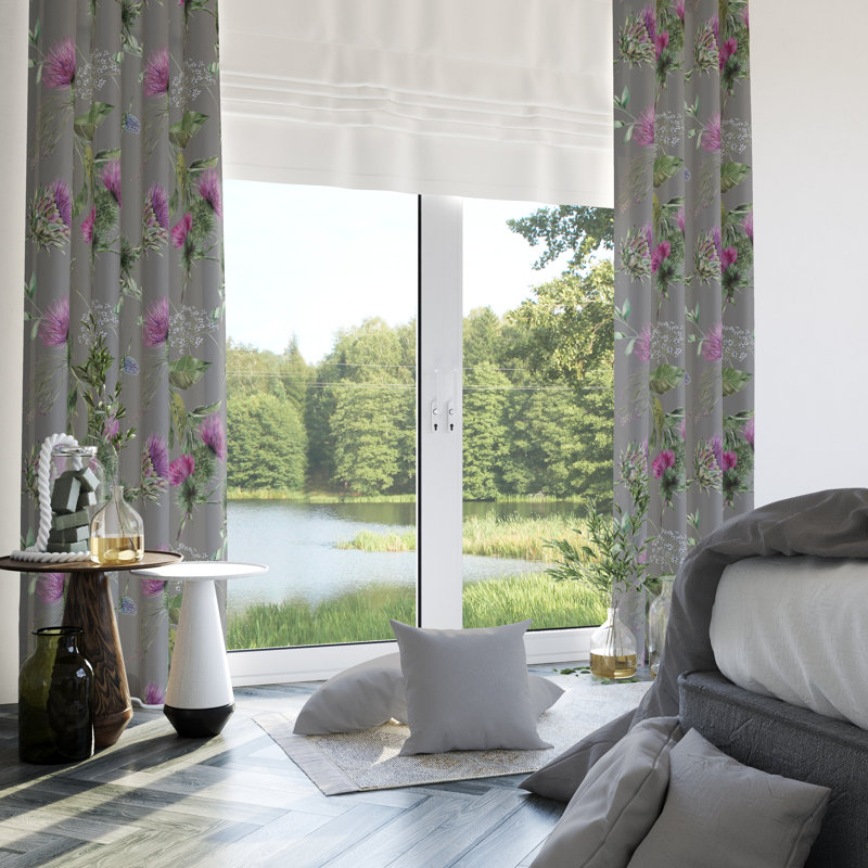 Semi Sheer Curtain Pair, 20" W x 52" L