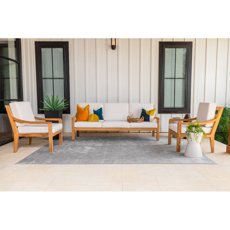 Solerno Heated Sofa Set, Eggshell