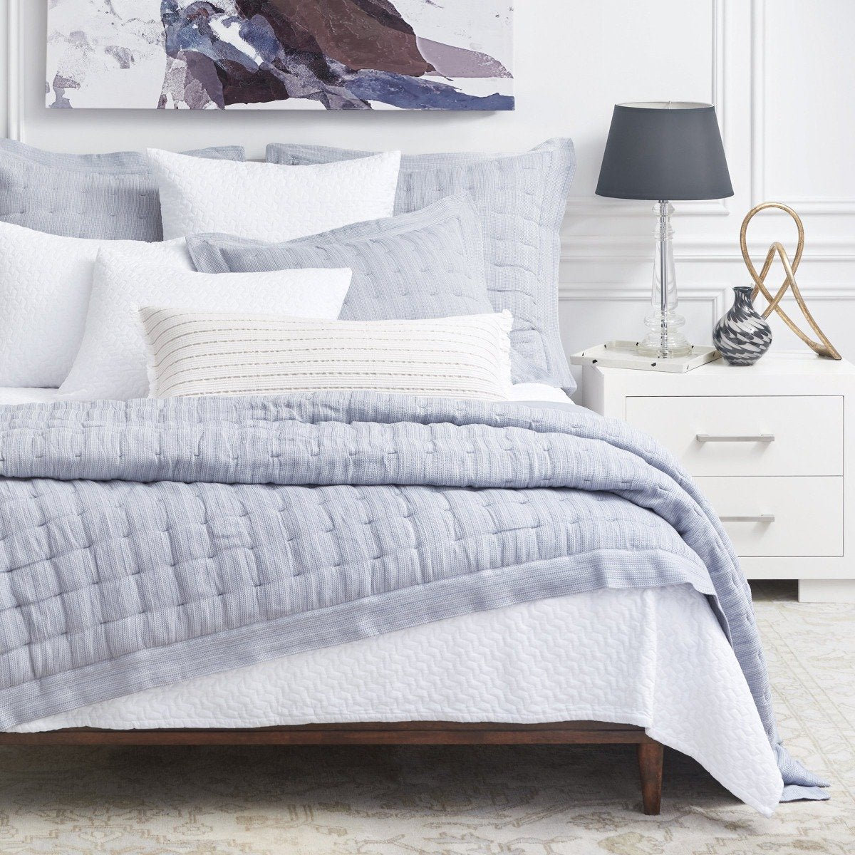 Natasha Cotton Shams, Standard/Twin, Shale