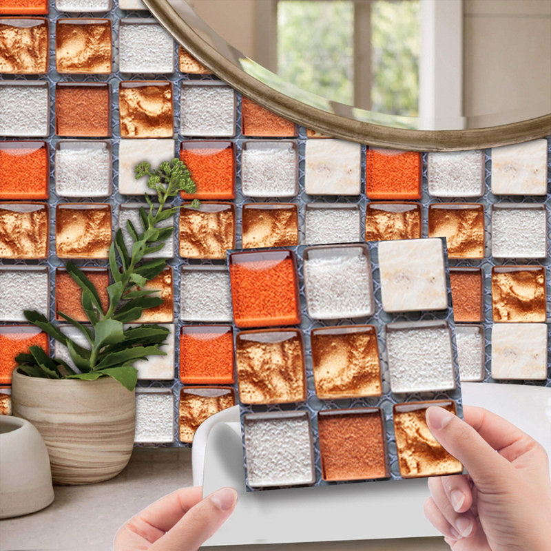 Crystal Tile Stickers DIY Self-Adhesive Wall Stickers