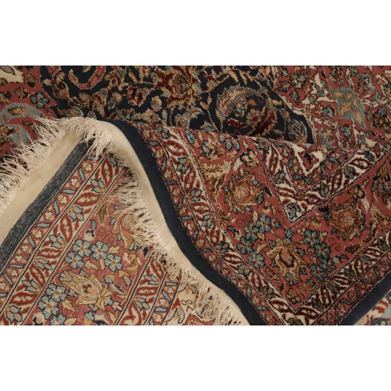 Tapis turc 100% soie Hereke antique 4 x 6