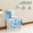 Standard 1.1/1.6 Dual-Flush GPF Ceramic Elongated Floor Mounted One-Piece Toilet (Seat Included)