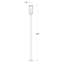 Lampadaire câblé noir à 1 lumière Sylmar (double)-380877581
