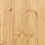  Ensemble de meubles de salle de bain Bois de pin massif miel, bois d'ingénierie, métal