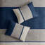 Ensemble d'édredon en faux suède 7 pièces Blue Cal King-117517628-117517629
