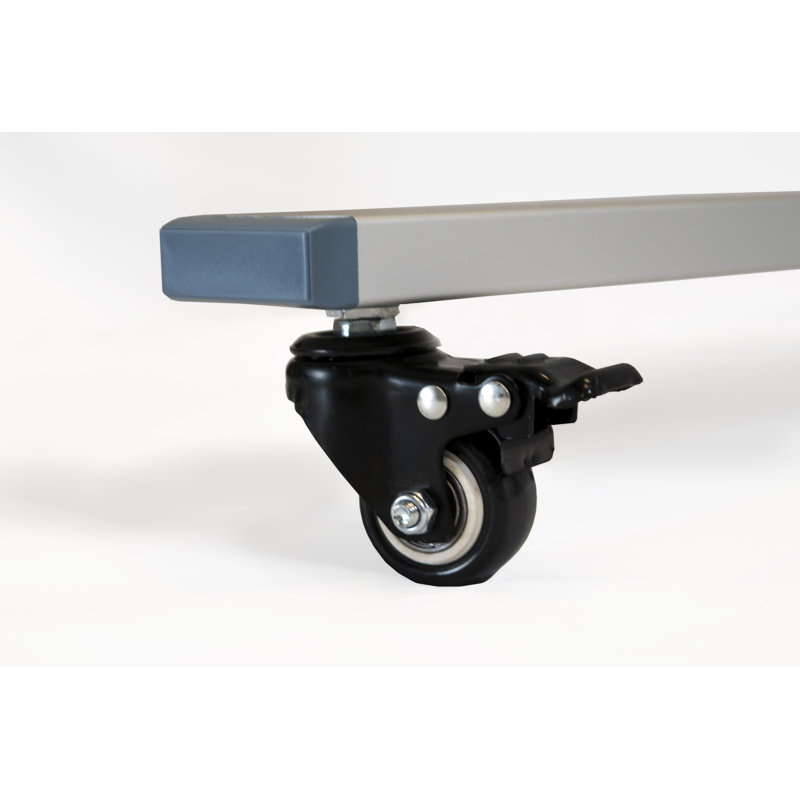 Freestanding Reversible Magnetic Whiteboard with Aluminum Frame