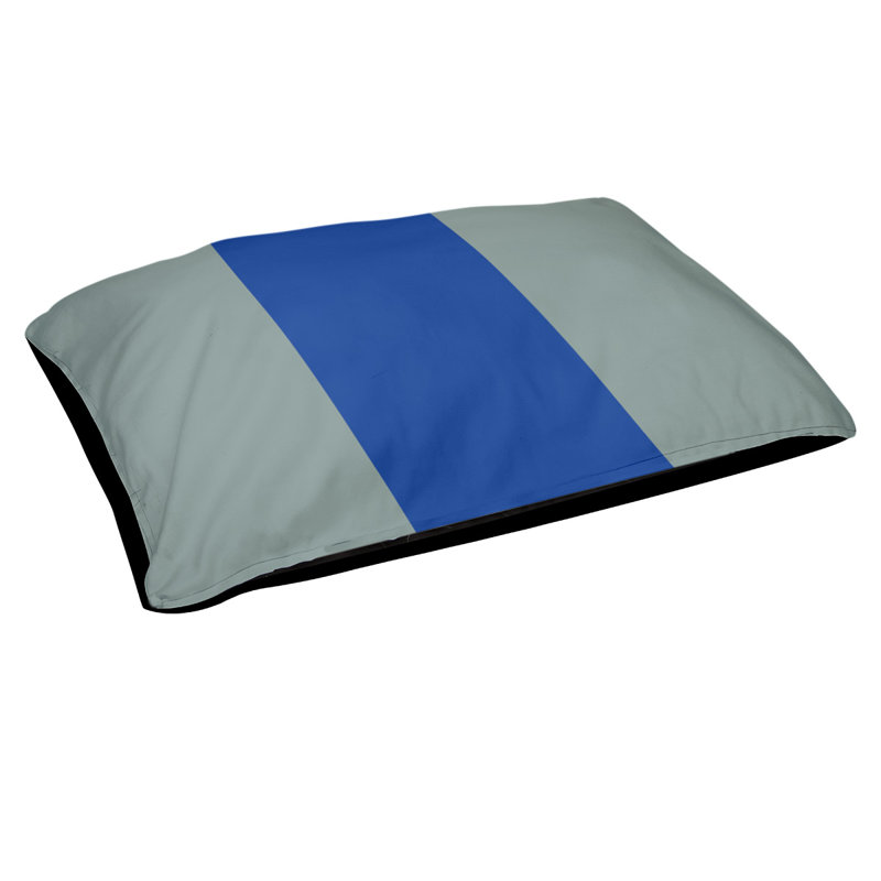 Coussin pour chien Arizona Tempe, Très grand (l 50 po x P 40 po x H 7 po), Argent / Bleu