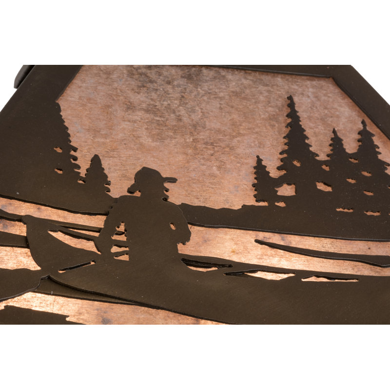 Rustic Lodge 2 - Light Pendant, Silver
