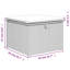 Ensemble de canapé de patio avec coussins 2 pièces vidaXL-228124602-228124600