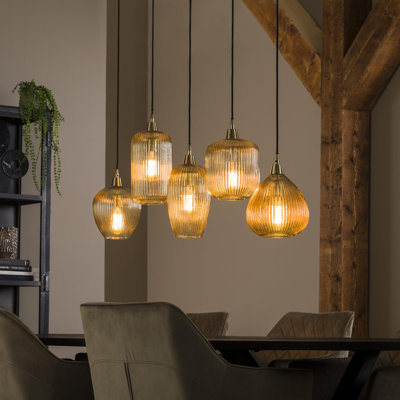 Stegeman 5 - Light Gold Pendant