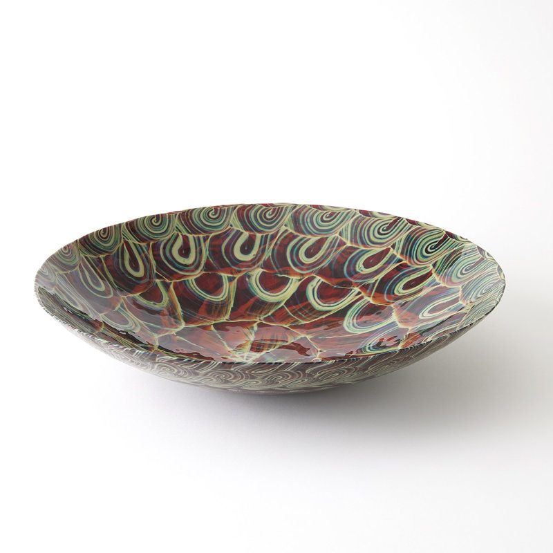 Handmade Glass Decorative Plate