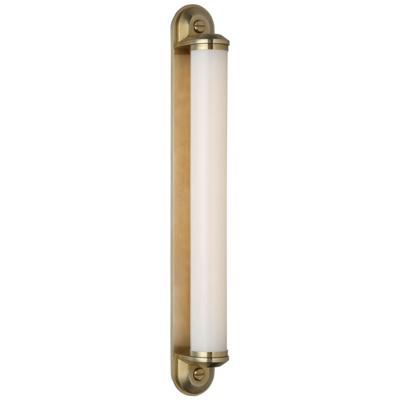 Ralph Lauren Belgrave 32" Linear Bath Light, Natural Brass, 24" H x 3" W x 3.75" D, 1600 W