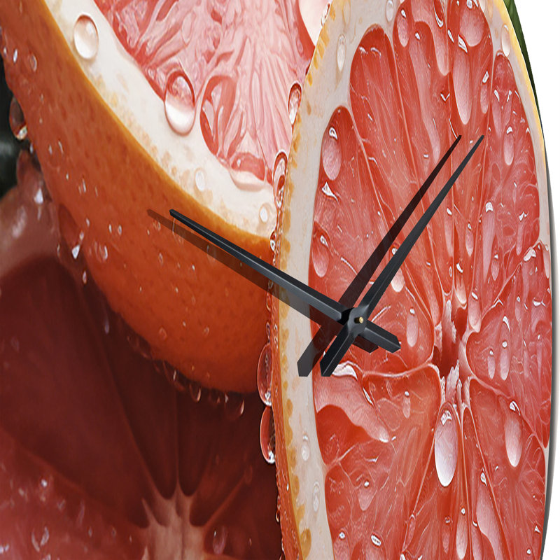 Horloge murale en métal Braya, Moyenne