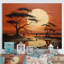 Coucher de soleil africain tribal I - art mural tribal africain-1332424850-1277800827