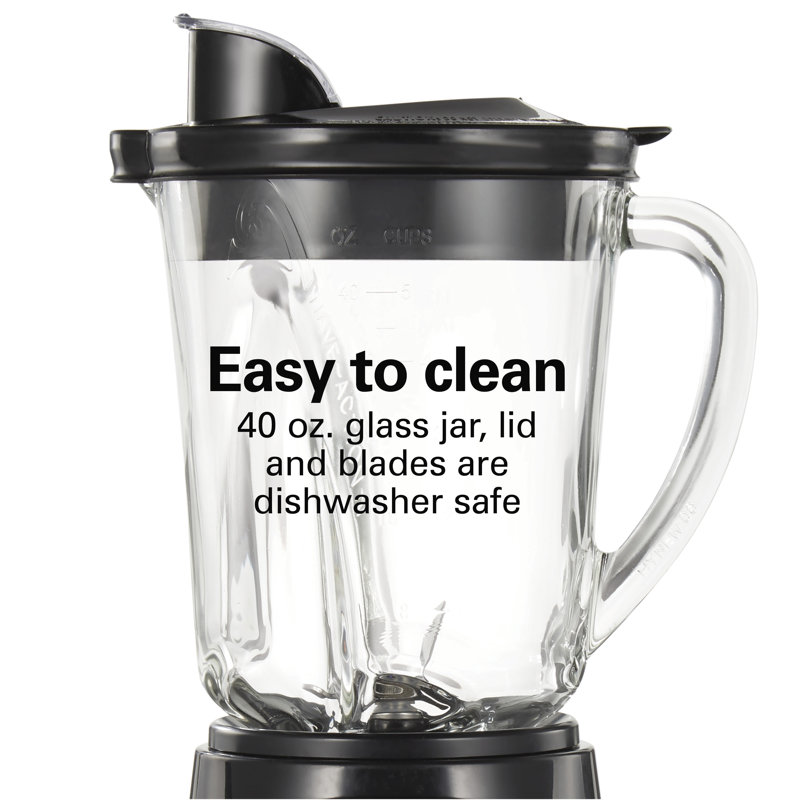 Hamilton Beach® Power Elite Blender with 40 oz. Glass Jar