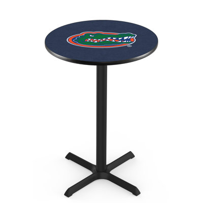 Round Metal Base Dining Table
