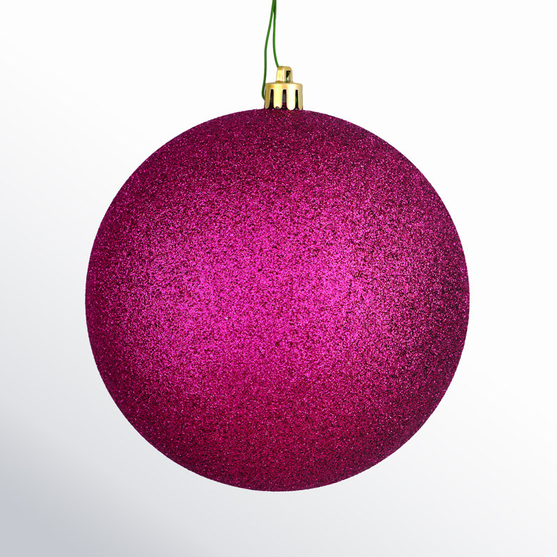 Holiday Décor Ball Ornament, Berry Red, 2.75" H x 2.75" W x 2.75" D