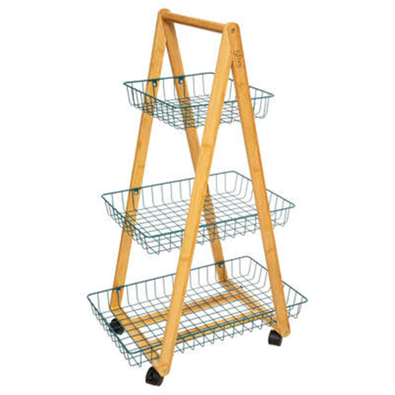 Solid Wood Kitchen Cart