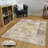 Stylish Hall Carpet (3.3 x 6.6 ft), 100% Polyester, 0.3 in Pile Height | Antibacterial, Non-Slip PVC Felt Dot Underside | Machine Washable, 3D Digital Print, Durable & Easy to Clean | Perfect for Entryway & Living Areas-2091129603